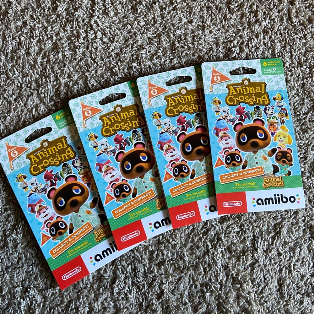 Animal crossing amiibo cards series 5